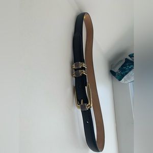 Brighton Classics Black Gold & Silver USA Made Women’s Size ML/32 Beautiful Belt